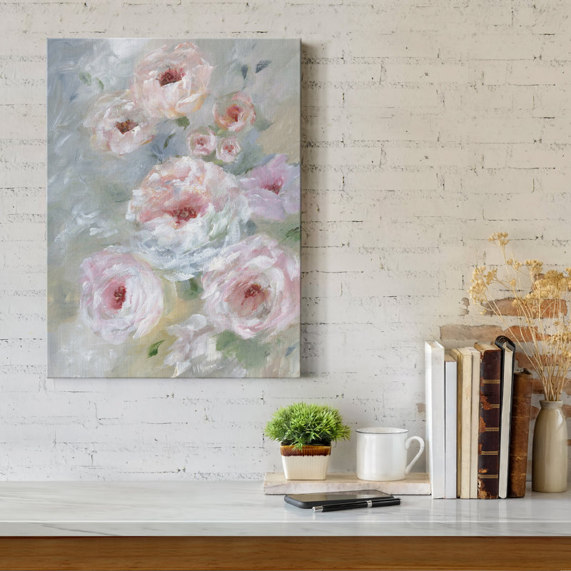 «Rush of Blush» par Nan - reproduction d'art sur toile tendue, H 20 po x l 16 po x P 1 po