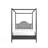 Canopy Bed With Upholstery Headboard-1454379914
