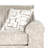 Oliwier Wide Wale Corduroy Cuddle Chair and Ottoman Set, Parchment-655324970