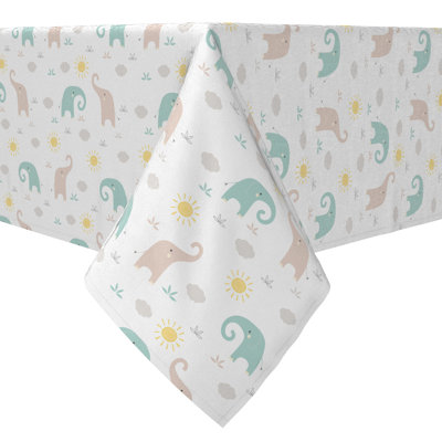 Rectangular Cotton Twill Tablecloth