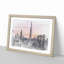 Dubai Skyline in Abstract - Picture Frame Graphic Art Print-55734237-55734236