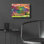 «In a tandis que crocodile» par Dean Russo, art mural en verre acrylique