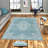 Stylish Woven Carpet, 5.2 x 7.5 Feet | 100% Polyester, 0.3 in Pile Height, Antibacterial, Non-Slip PVC Dot Underside | Machine Washable, 3D Digital Print | Perfect for Living Room, Bedroom & Home Décor-668523118
