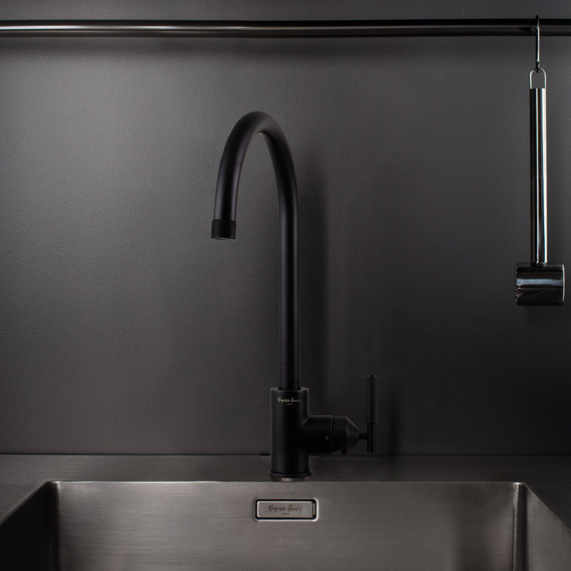 Kitchen Faucet / Mixer / Cross , Welders Black