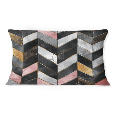 Coussin lombaire Glam Chevron II - Glam