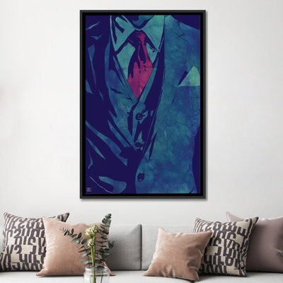 «Gentleman» par Giuseppe Cristiano, peinture sur toile tendue