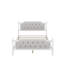Structure de lit de style traditionnel avec tête de lit tapissier capitonnée-1873012115-1873012112