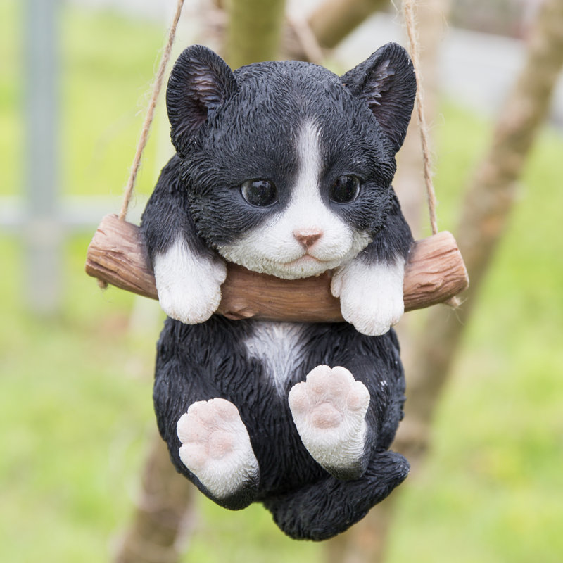 Hanging Kitten Statue