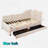 L-shaped Corduroy Daybed With 2 Storage Drawers-979961161