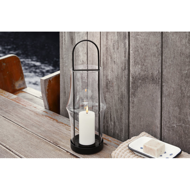 Arc Lantern, 15.4" H x 6" W x 6" D