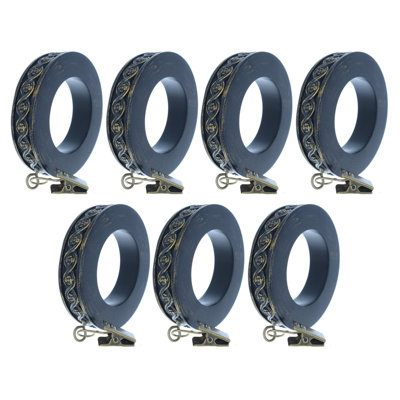 Healey 3 in. Overall Width Curtain Rings