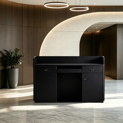 Bureau de réception moderne - Bureau de réception, magasin de détail, hall de centre commercial, hall d’hôtel et espace de réception d’affaires, comptoir commercial, service à la clientèle, aucun assemblage requis
