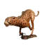 Bronze Running Cheetah Garden Sculpture