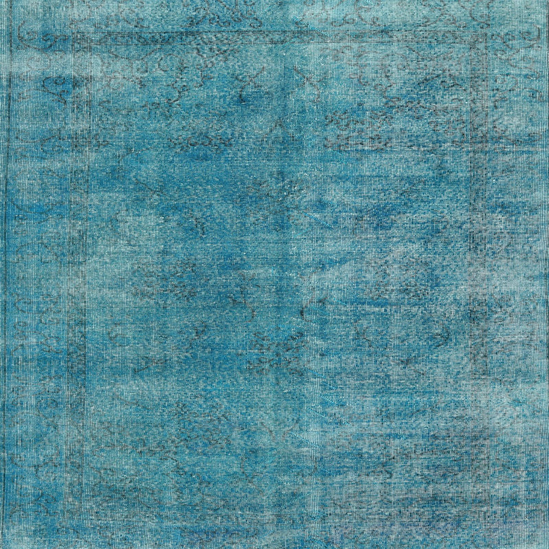 Tapis traditionnel Ajahn 100% lavable à la machine 4135, Carré 4 pi