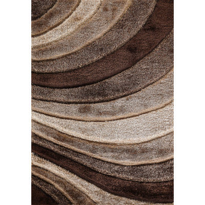 Boise Geometric Shag Area Rug