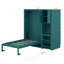 Lit escamotable simple, lits escamotables muraux rotatifs avec bibliothèque, armoire supérieure, bureau extensible-1665882137