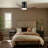 36 In. Black Indoor Ceiling Fan With Light Remote Control, Quiet Dc Motor 3 Abs Blade Ceiling Fans 6-Speed Levels