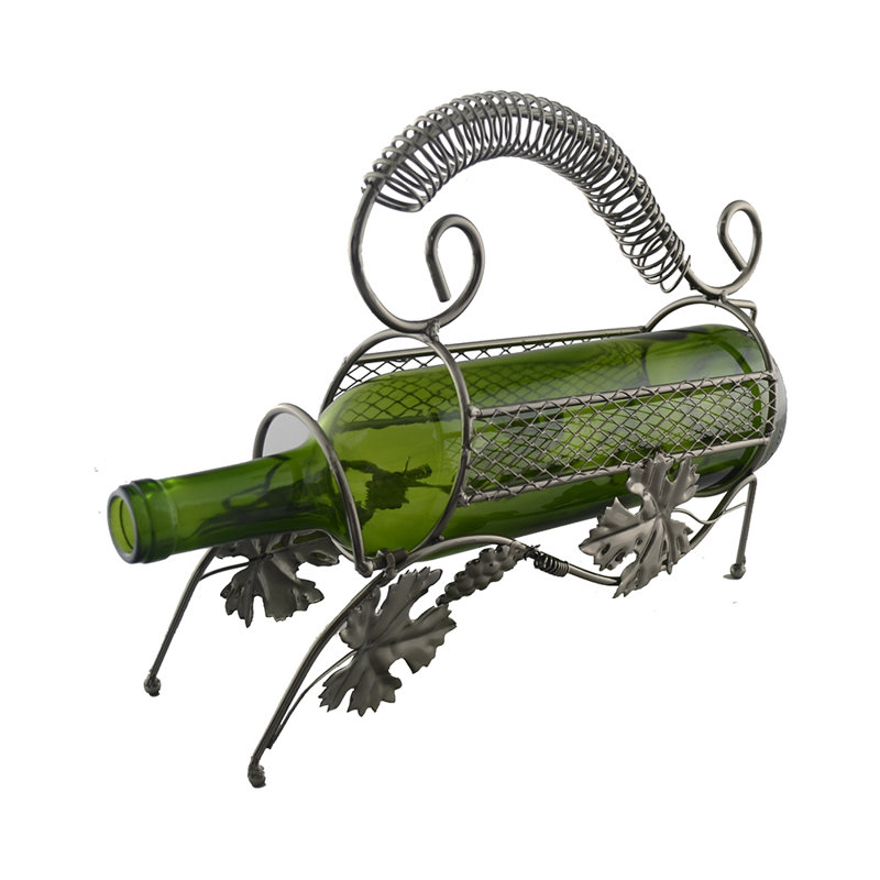 Tabletop Wine Bottle Rack in Silver