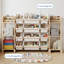 Rangement pour jouets pour enfants avec 12 bacs et 6 tablettes ouvertes-254251212