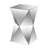 Hanchett Mirrored Glass Top End Table