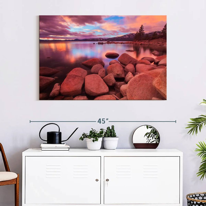 Alvord, teinte rose du lac Tahoe, H 26 po x l 39 po