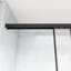 Porte de douche coulissante en aluminium sans cadre l 60 po x H 62 po, deux portes à fermeture douce avec rail silencieux, garde d'eau allongée pour la protection contre les fuites, installation rapide en 30 minutes