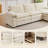 80.31" Chenille Upholstered Sofa, Comfy Cloud Couch with Ottoman-1986194369