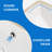 197Inch X 14Inch White Ceramic Rectangular Undermount Bathroom Sink With Overflow Protection Stain Resistant Surface For Modern Bathroom Installations