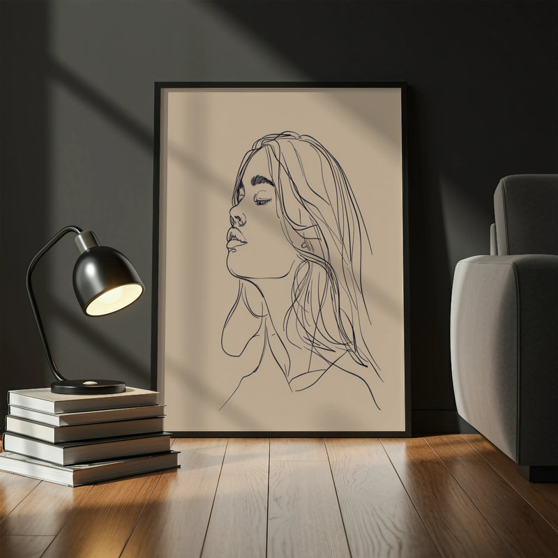 Minimal Line Art Matte Poster, 22x34