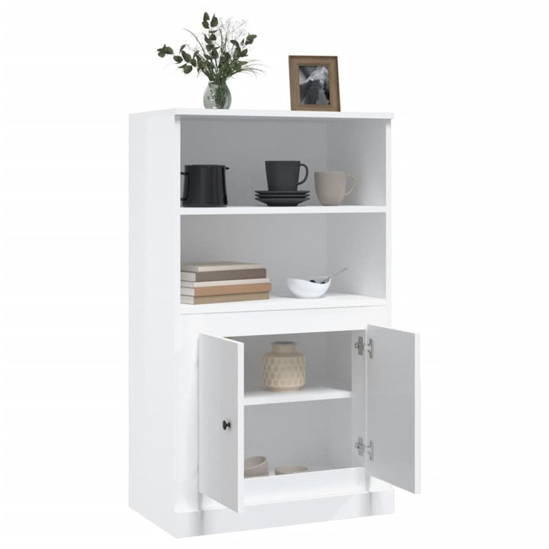 Sadhika Accent Cabinet, Glossy White