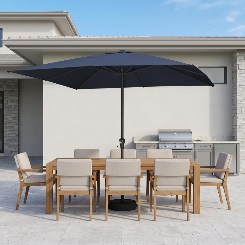 Parasol de terrasse carré 8 'x 8', Marine