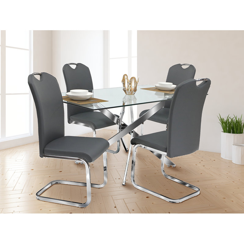Ensemble repas pour 6 personnes Montes, 5, Gris