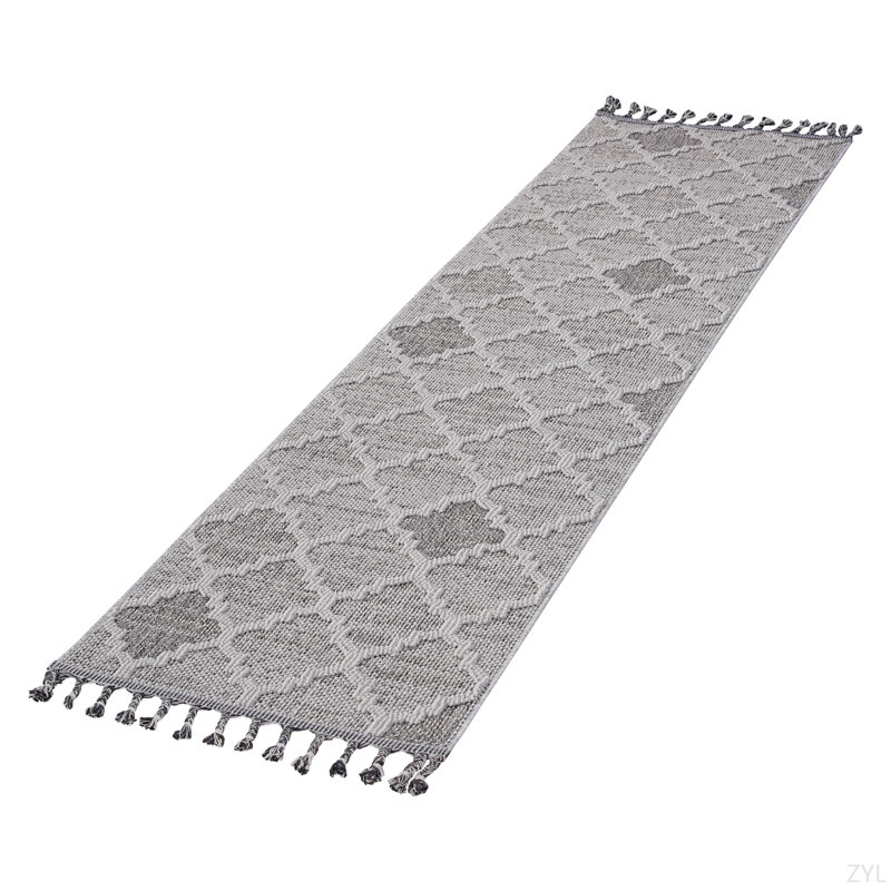 LOOM & LUXE Collection 2X8 Indoor/Outdoor Area Rug, Runner 2'2" x 8'