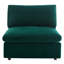 Chaise sans accoudoirs en velours rembourré Commix-1736480531