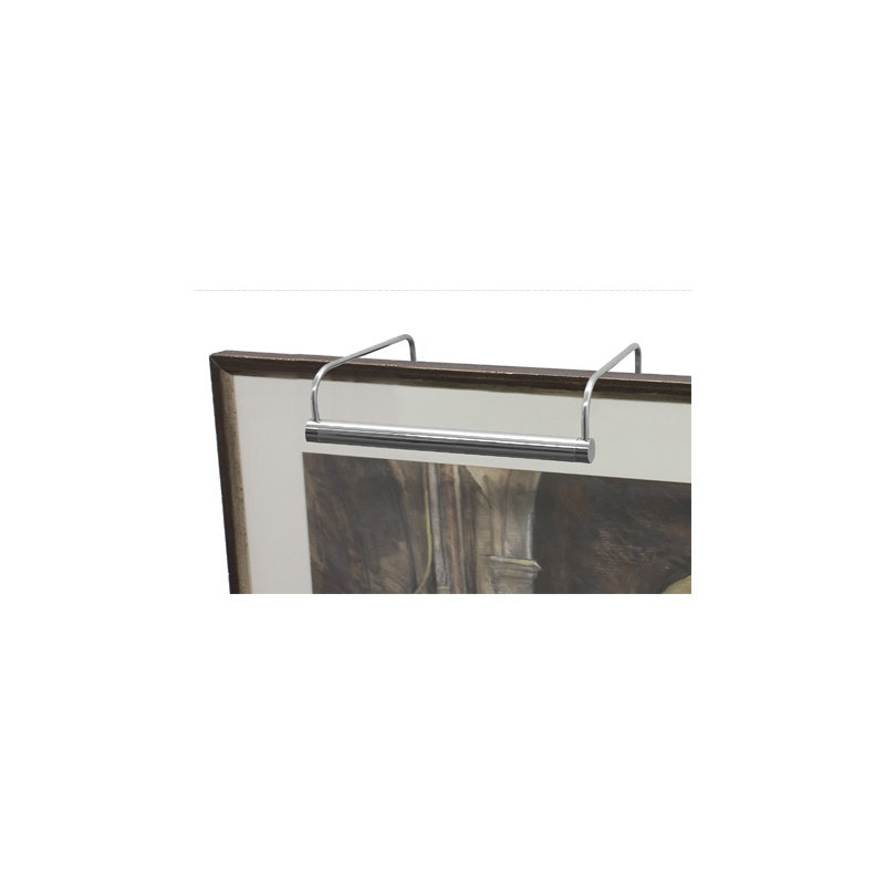 Frame Mounted Picture Light, 7.5" H x 6" W x 8" D, Chrome