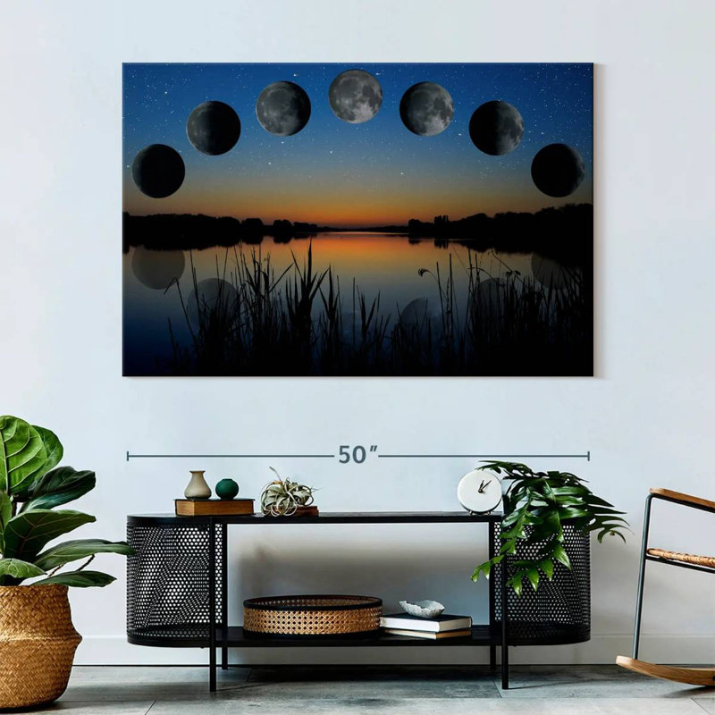 Oberle Lunar Phase Sequence, 34" H x 51" W