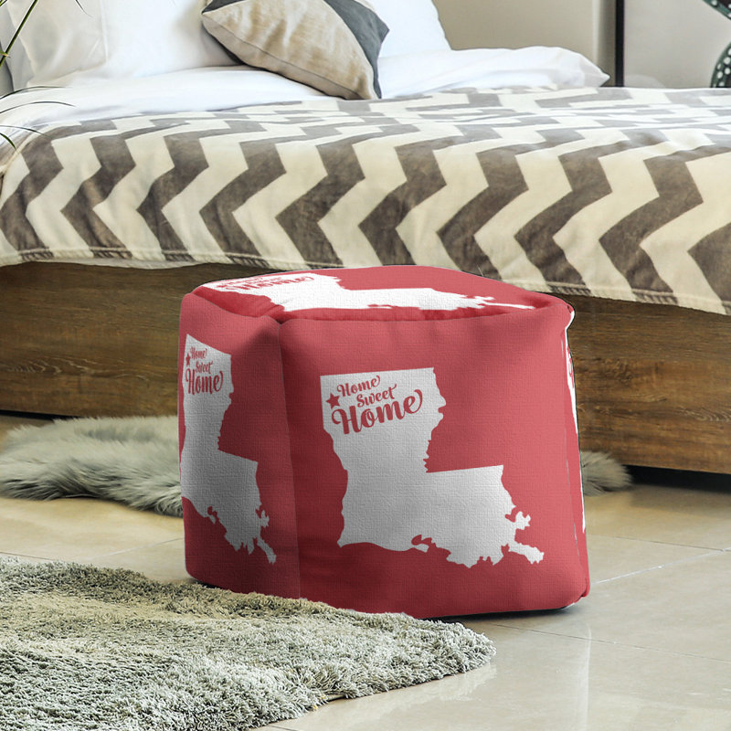 Repose-pieds à cubes shreveport the home, Rouge