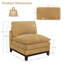 Fauteuil d'appoint sans accoudoirs Gary-1989138885