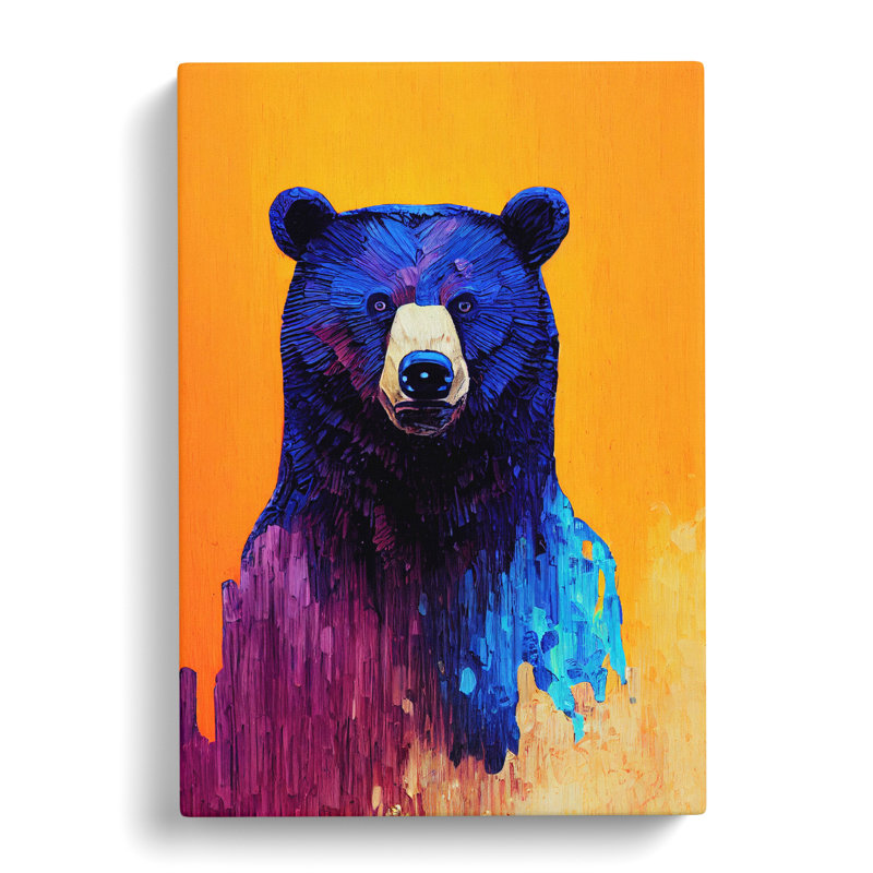 Bear Vol.4 - Wrapped Canvas, 76cm H x 50cm W x 3cm D