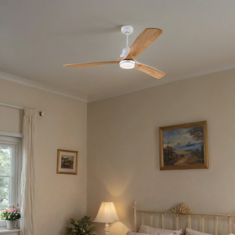 Hot sales Ventilateur de plafond moderne de 72 pouces avec moteur à courant continu réversible à télécommande 3 lumières à DEL 3 couleurs à intensité variable