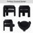 Modern Upholstered Barrel Dining Armchair-568096111