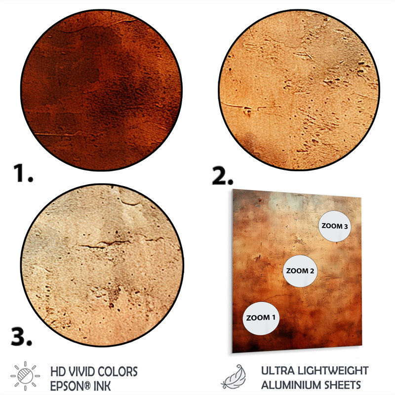 Orange abstrait, art du chaos de feu I - art mural abstrait en métal, H 44 po x l 34 po x P 1,5 po