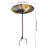 Birdbath/Feeder Stake - Swirl Black