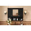Armoire à pharmacie murale 35 po x 28 po, armoire de salle de bain moderne avec miroir, armoire à miroir avec tablettes ouvertes-242636922