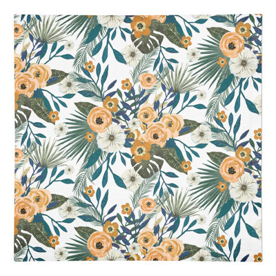 Gannaway Cotton Floral Square Napkin