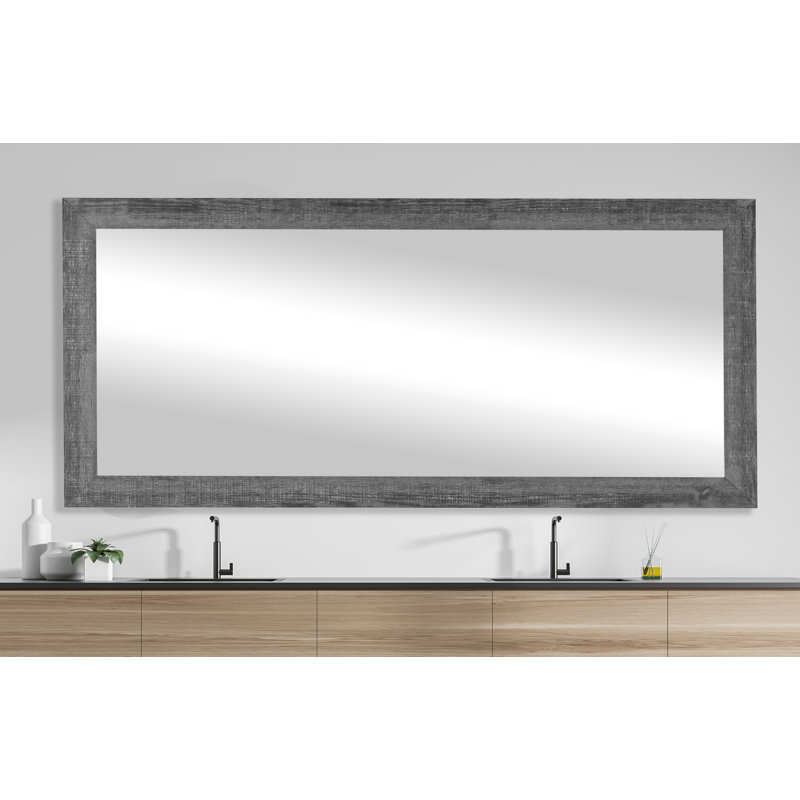 Dakston Solid Wood Flat Mirror, 35.5" x 58"