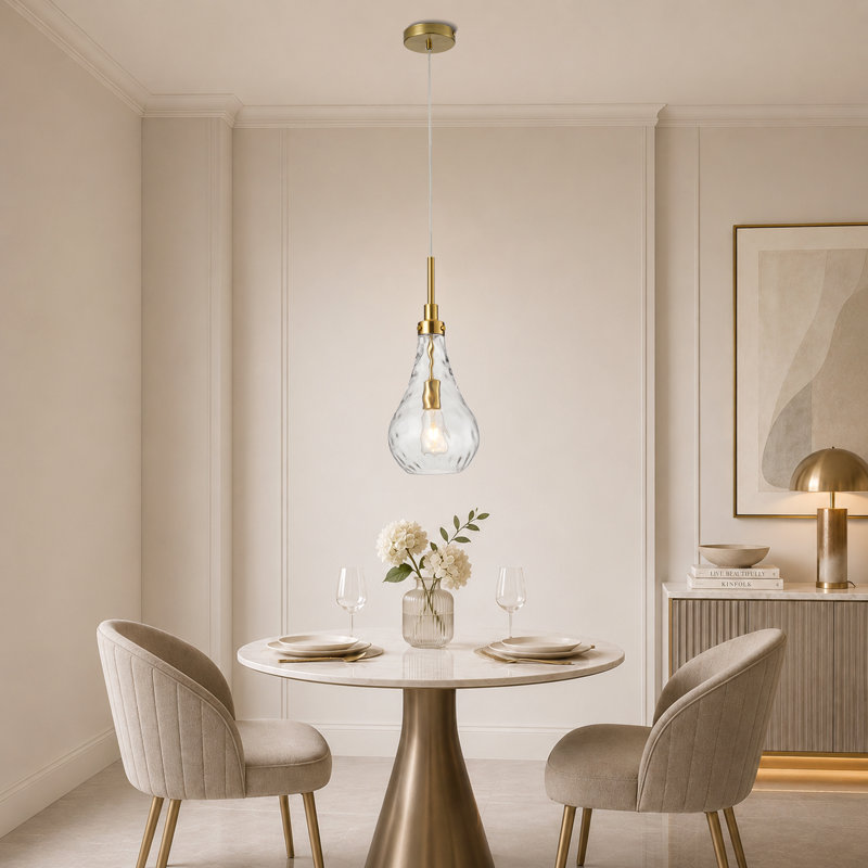 1 - Light Gold Pendant