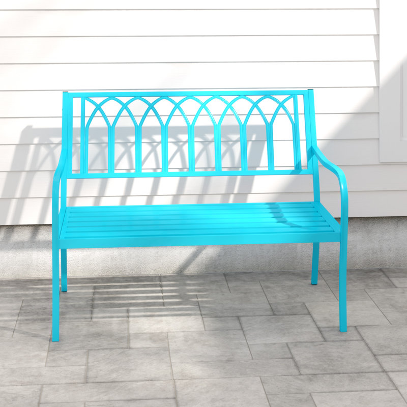 Banc de jardin Lehmann, Bleu Soho