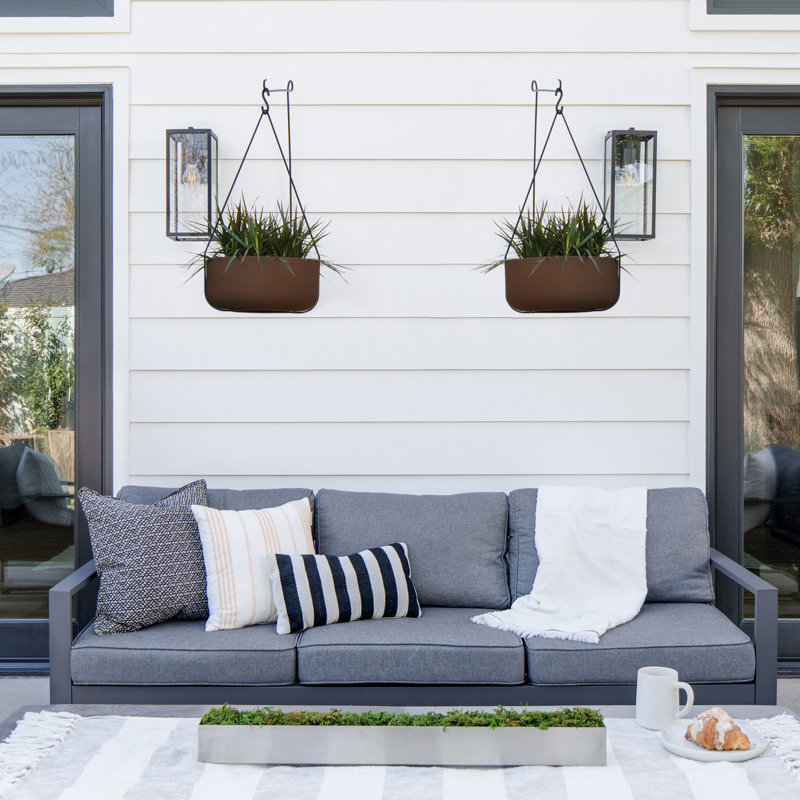 Mason Series Hanging Kona Bowl Planter, 1, Espresso
