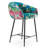 Osbourn Upholstered Velvet Counter Stool